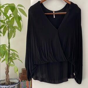 Free People ~ Flowy Black Women's Top